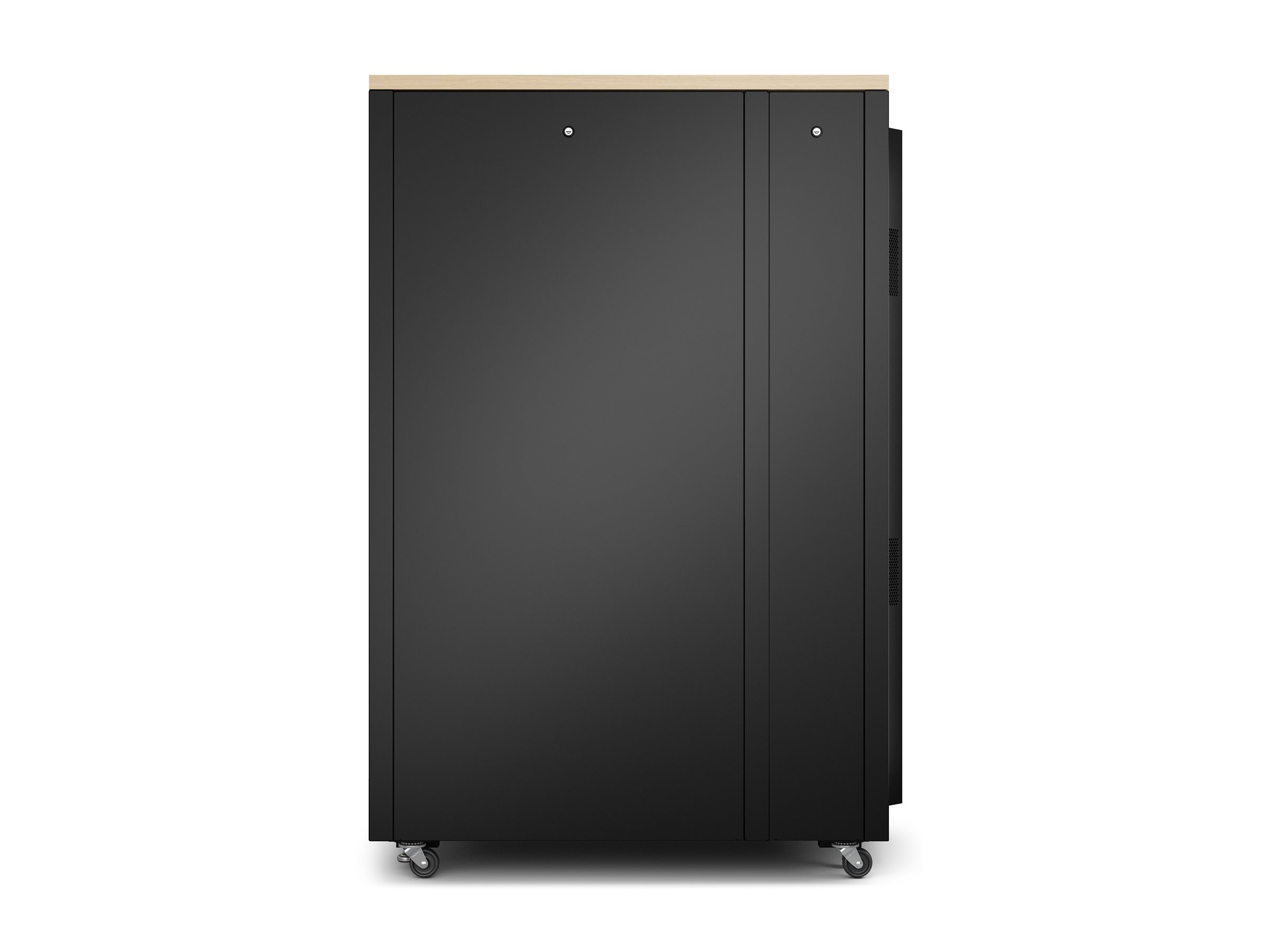 APC NetShelter - Schrank - schallisoliert - Wechselstrom 230 V - Ahorn - 32U - 48.3 cm (19")