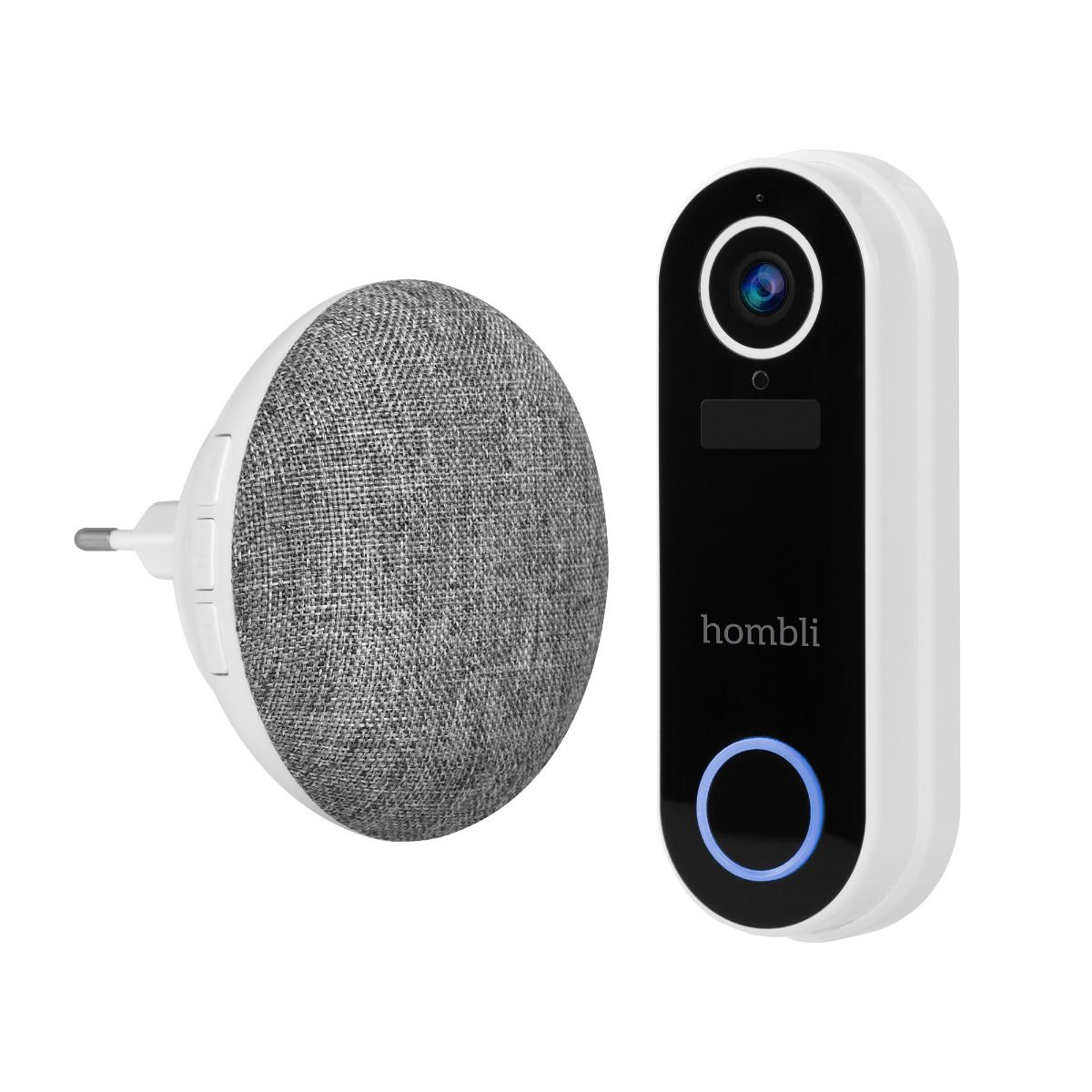 Hombli Doorbell Chime 2 - Grau - Weiß - Kunststoff - Kabellos - 433,92 MHz - 30 m - 110 dB, Ansicht 3