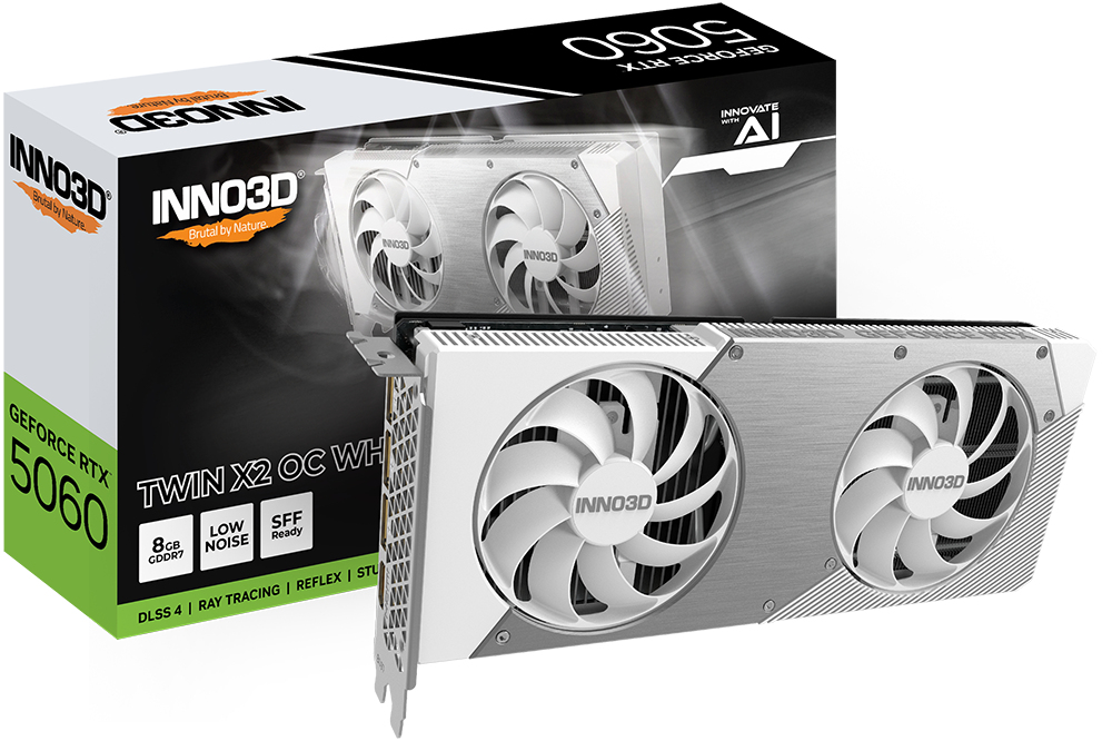 Inno3D GeForce RTX 5060 TWIN X2 OC - Grafikkarten, Ansicht 3