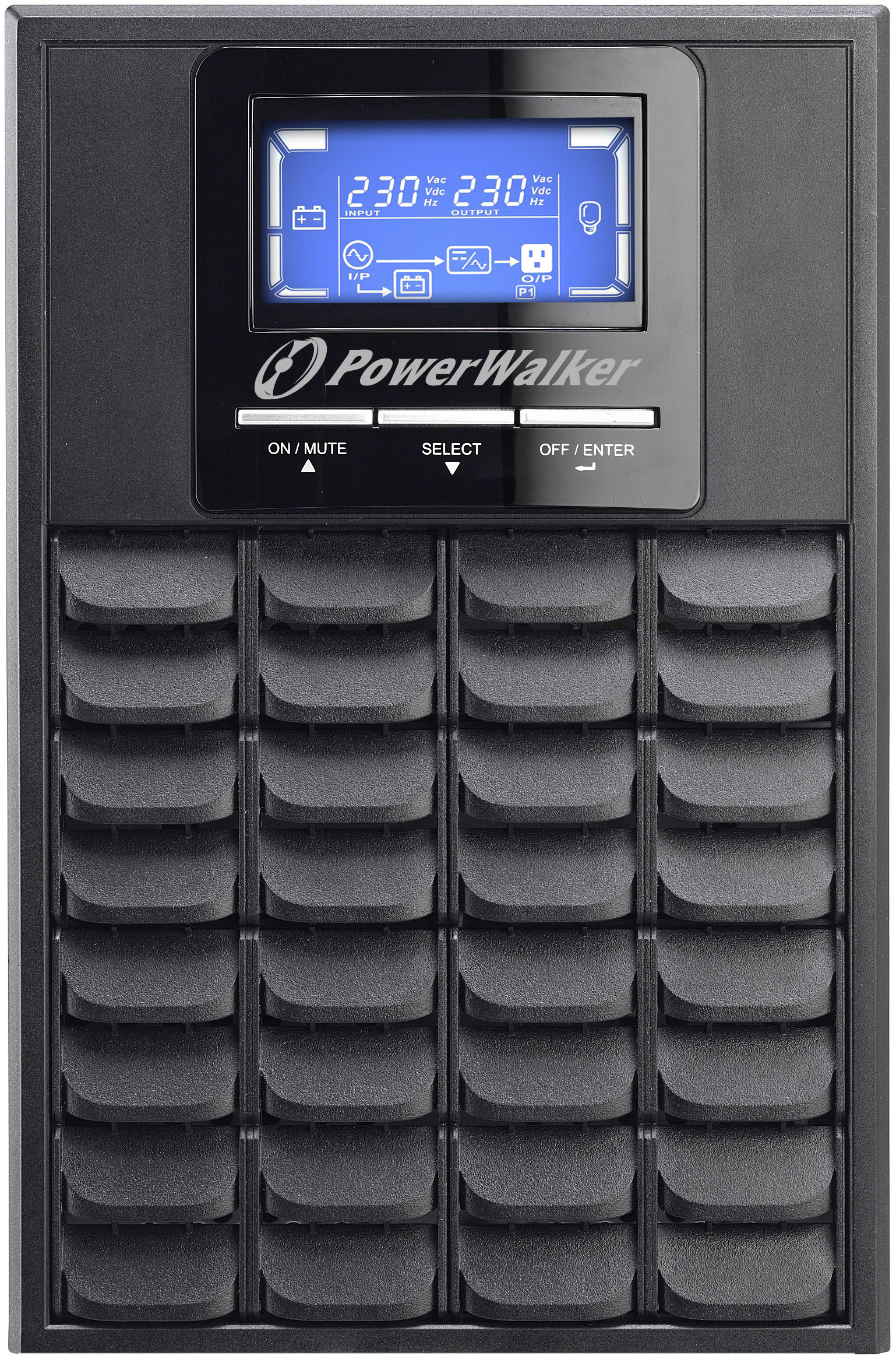 BlueWalker PowerWalker VFI 1000C LCD - USV - 800 Watt - 1000 VA 9 Ah, Ansicht 2