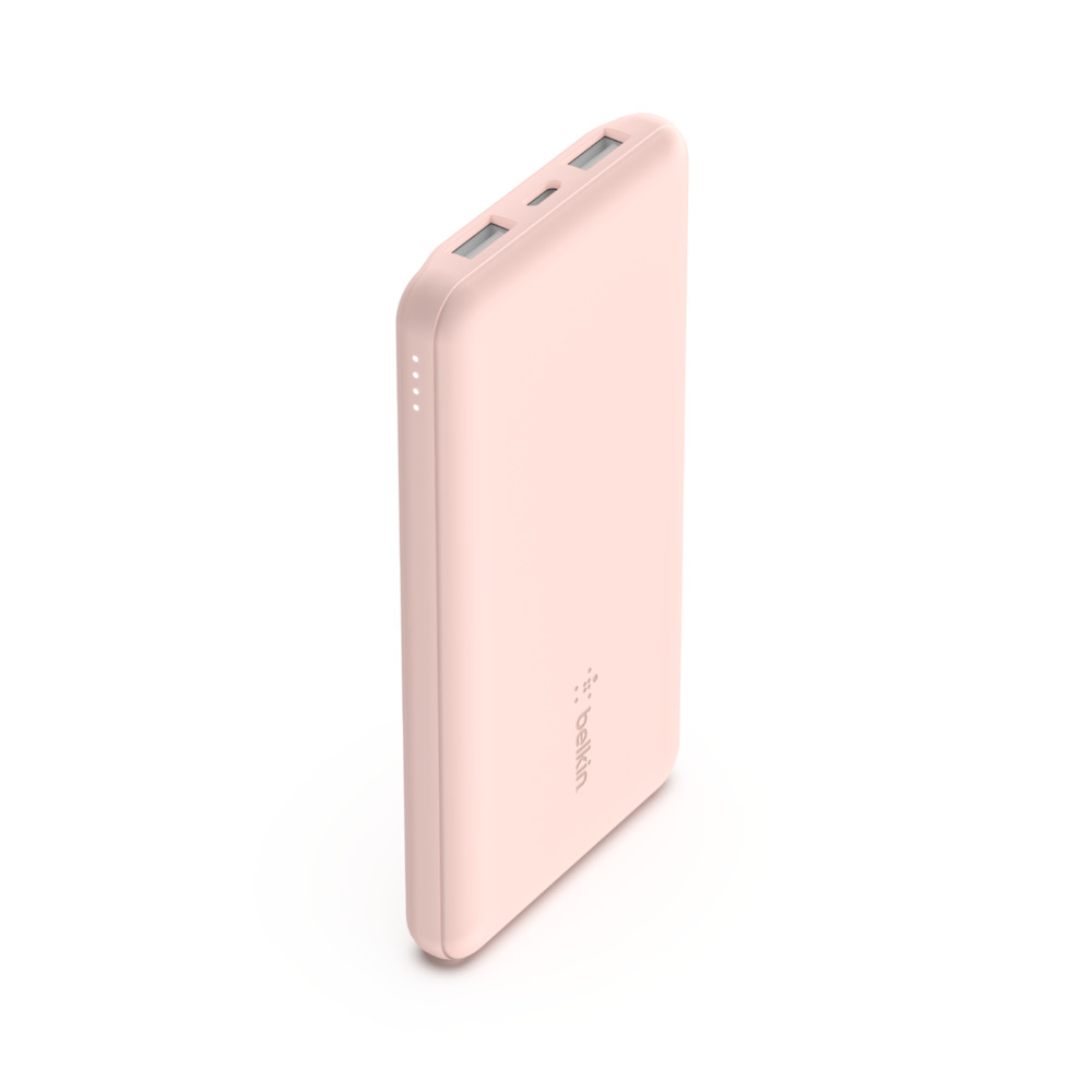 Belkin BoostCharge - Powerbank - 10000 mAh - 18 Watt - 3 Ausgabeanschlussstellen (2 x USB, 24 pin USB-C) - gold, Ansicht 2