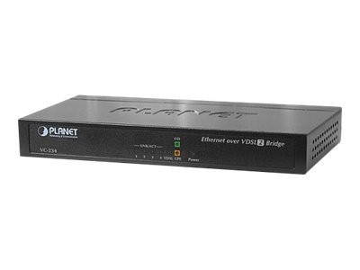 Planet 100/100 Mbps Ethernet (4-P LAN) to VDSL2 Bridge - 30a (VC-234)