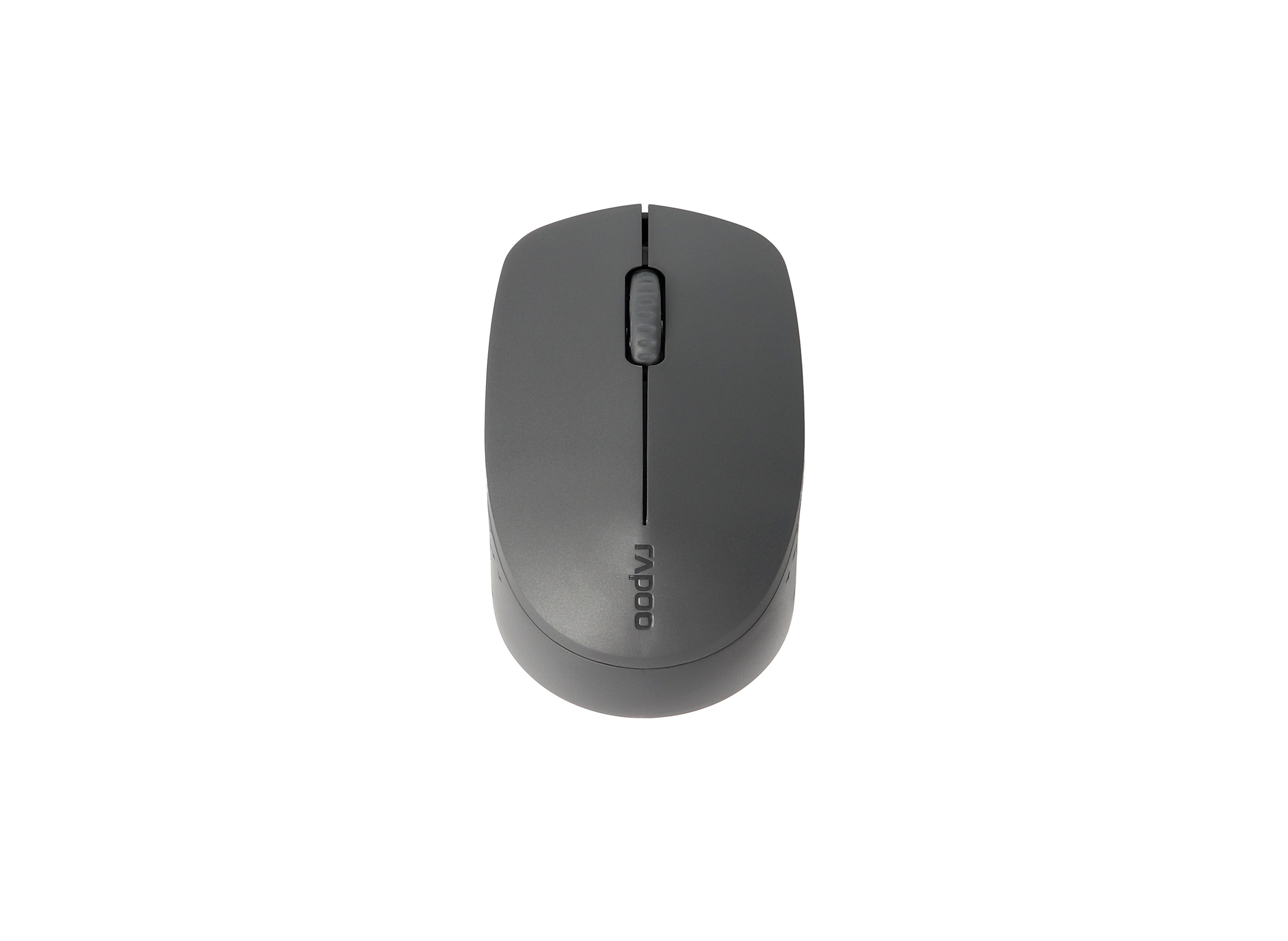 Rapoo M100 - Maus - kabellos - 2.4 GHz, Bluetooth 4.0, Bluetooth 3.0, Ansicht 4