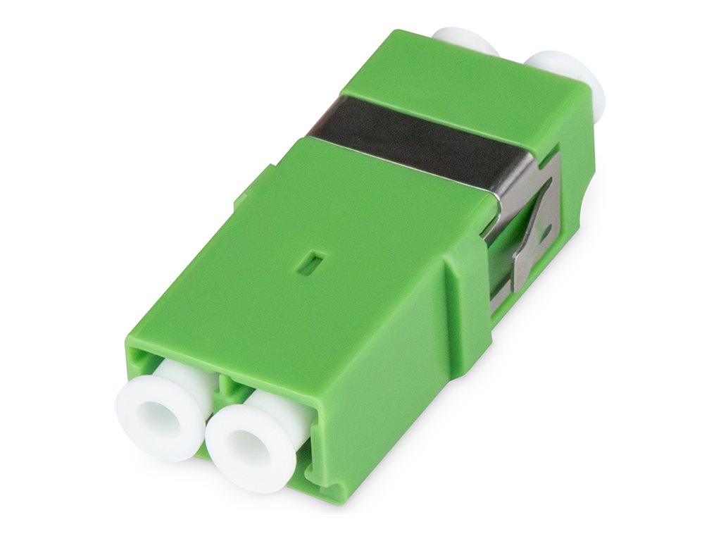 DIGITUS Lichtwellenleiter-Kupplung, LC/APC, Duplex, ohne Flansch