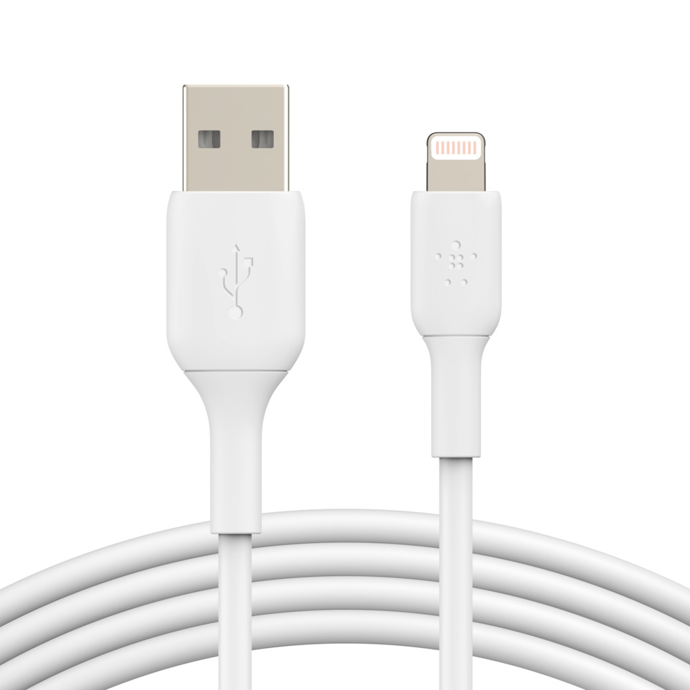 Belkin BOOST CHARGE - Lightning-Kabel - Lightning männlich zu USB männlich - 2 m - weiß - für Apple 10.5-inch iPad Pro, Ansicht 2