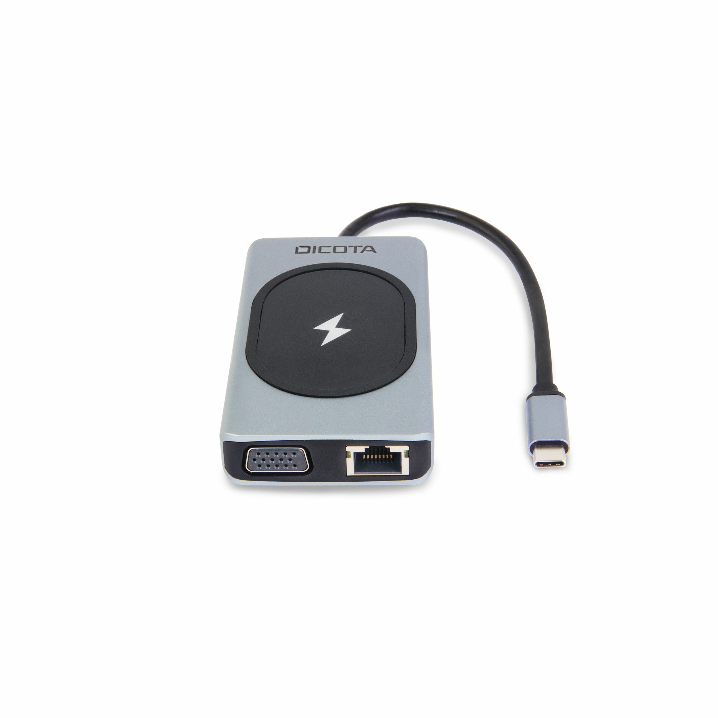 Dicota USB-C 10-in-1 Charging Hub 4K PD 100W silver - PC-/Server Netzteil, Ansicht 4