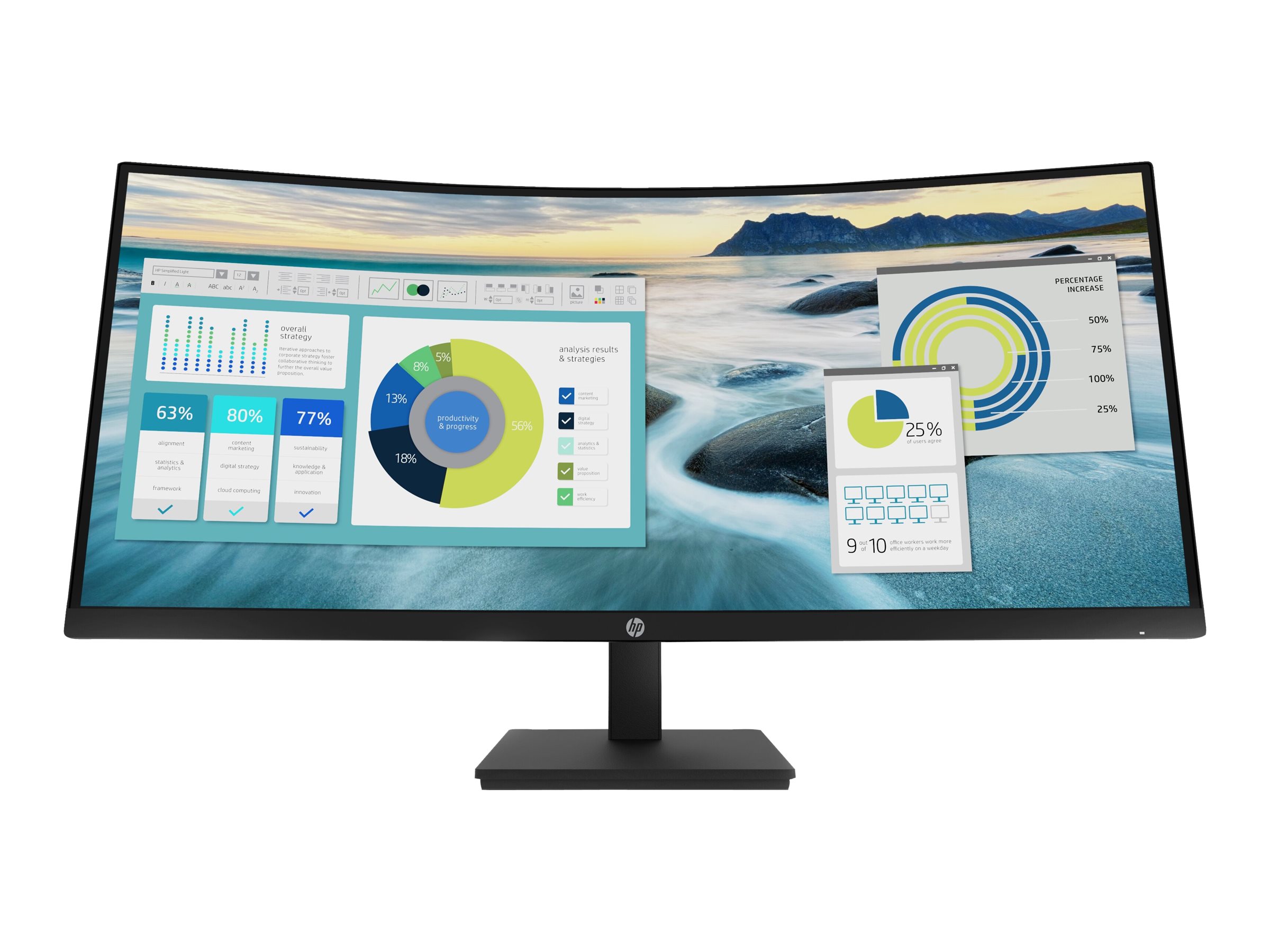 HP P34hc G4 86,36cm WQHD USB-C Curved (21Y56AA)