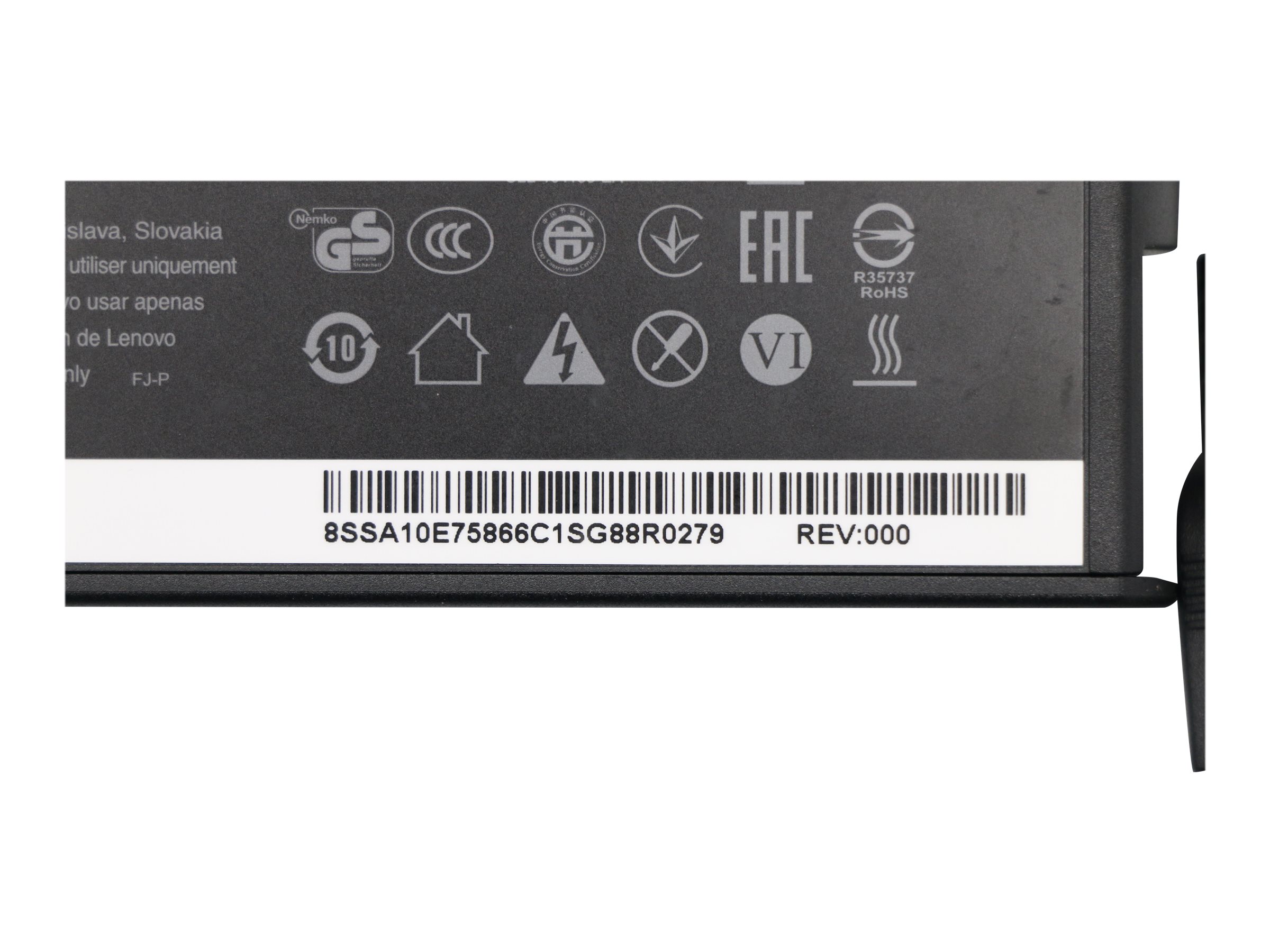 Lenovo Chicony ADL135SCC3A - Netzteil - Wechselstrom 100-240 V, Ansicht 4
