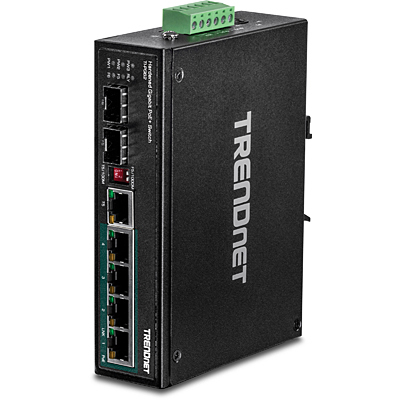 TRENDnet TI-PG62 - Switch - unmanaged - 4 x 10/100/1000 (PoE+), Ansicht 2