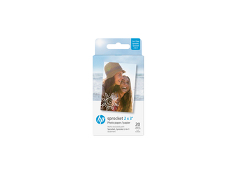 HP Sprocket 2 x 3 in (5 x 7.6 cm) Photo Paper-20 sheets - Glanz - 290 gm² - Tintenstrahl - 5x7.6 cm - 2x3 - 10 Blätter