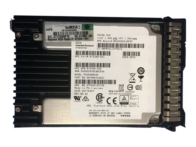HPE 400Gb SAS 12G Mixed Use SSD (872505-001)