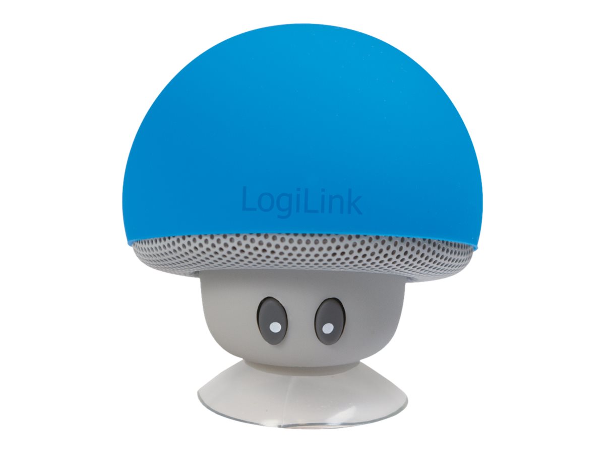 LogiLink Mushroom - Lautsprecher - tragbar - Bluetooth - blau