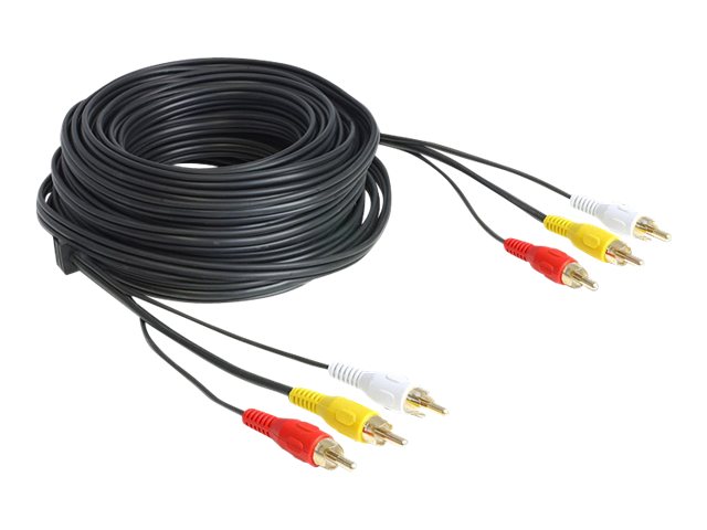 Delock Video-  Audiokabel - RCA x 3 männlich zu RCA x 3 männlich
