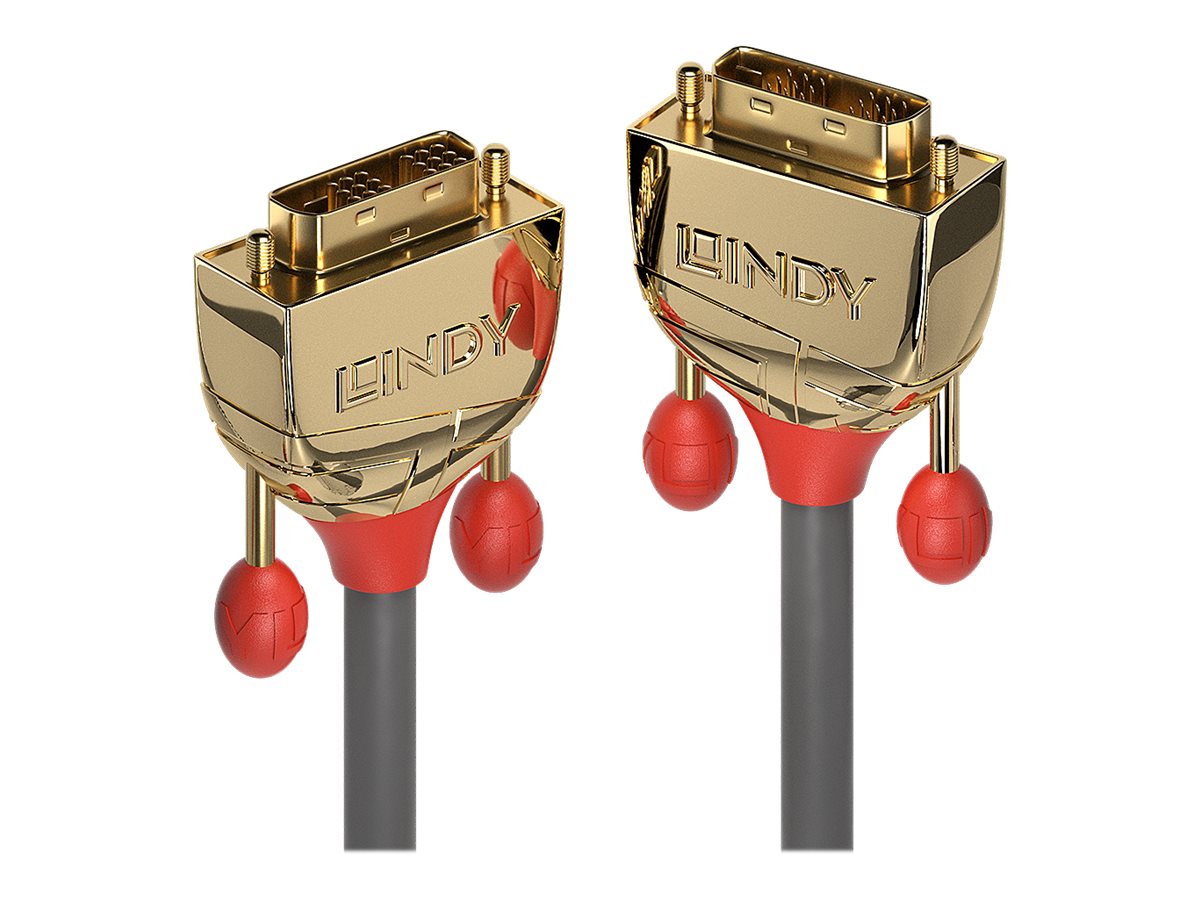 Lindy Gold - DVI-Kabel - Single Link - DVI-D (M)