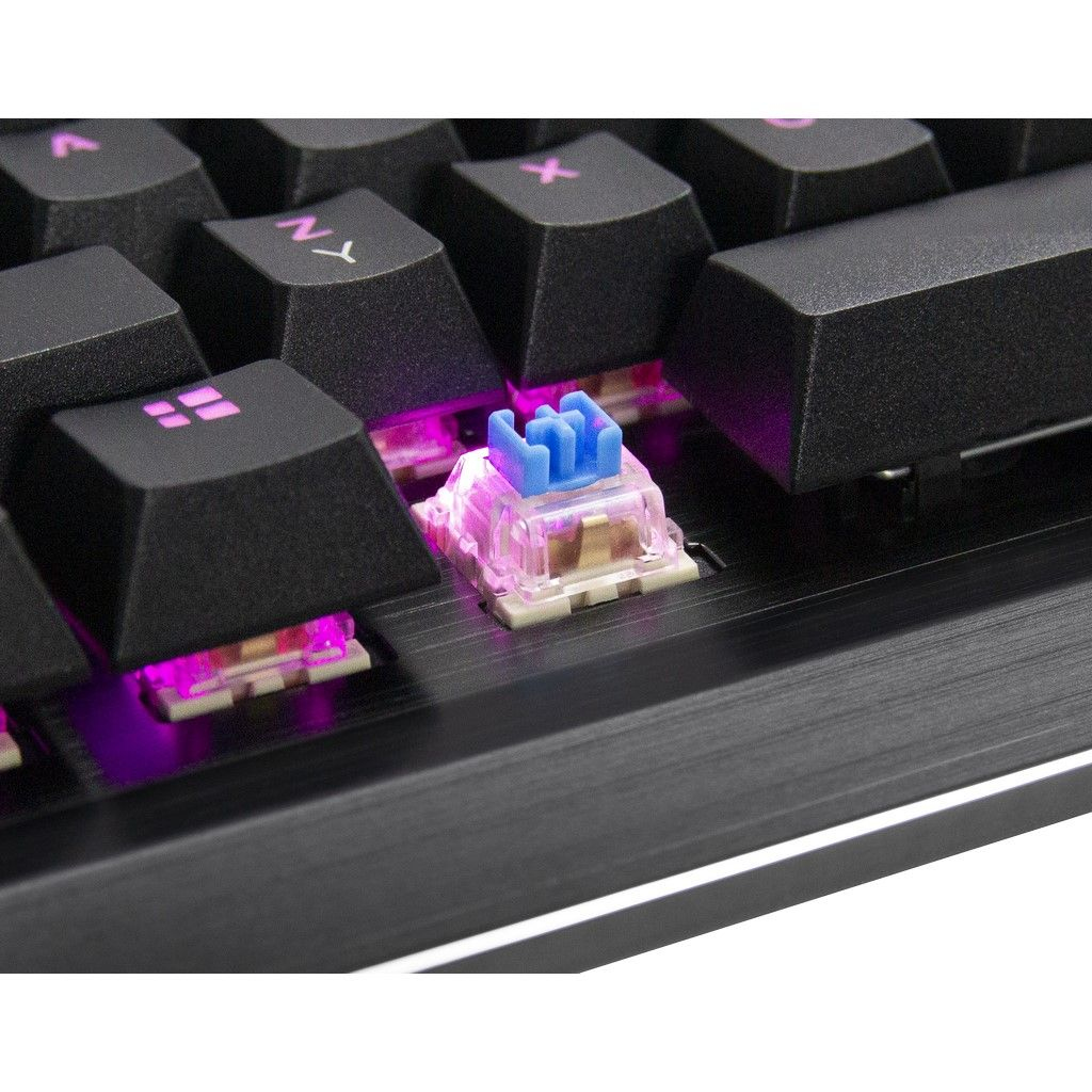 Inter-Tech Nitrox NK-2000ME - Tastatur - Hintergrundbeleuchtung - TL: US, QWERTY, Ansicht 3