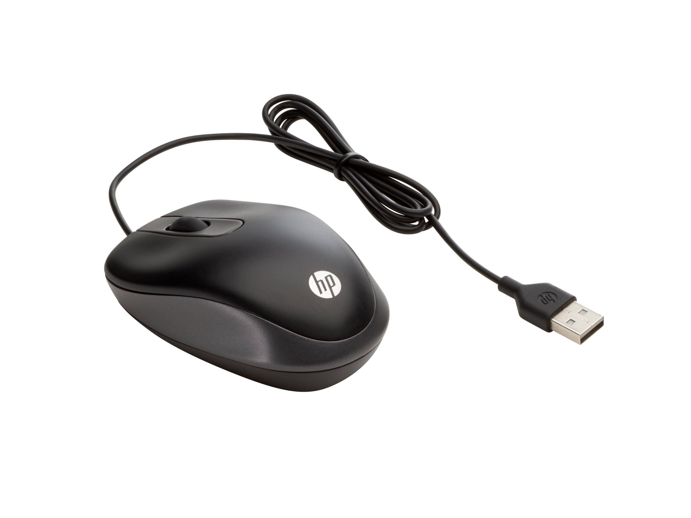 HP Travel - Maus - optisch - 3 Tasten - kabelgebunden