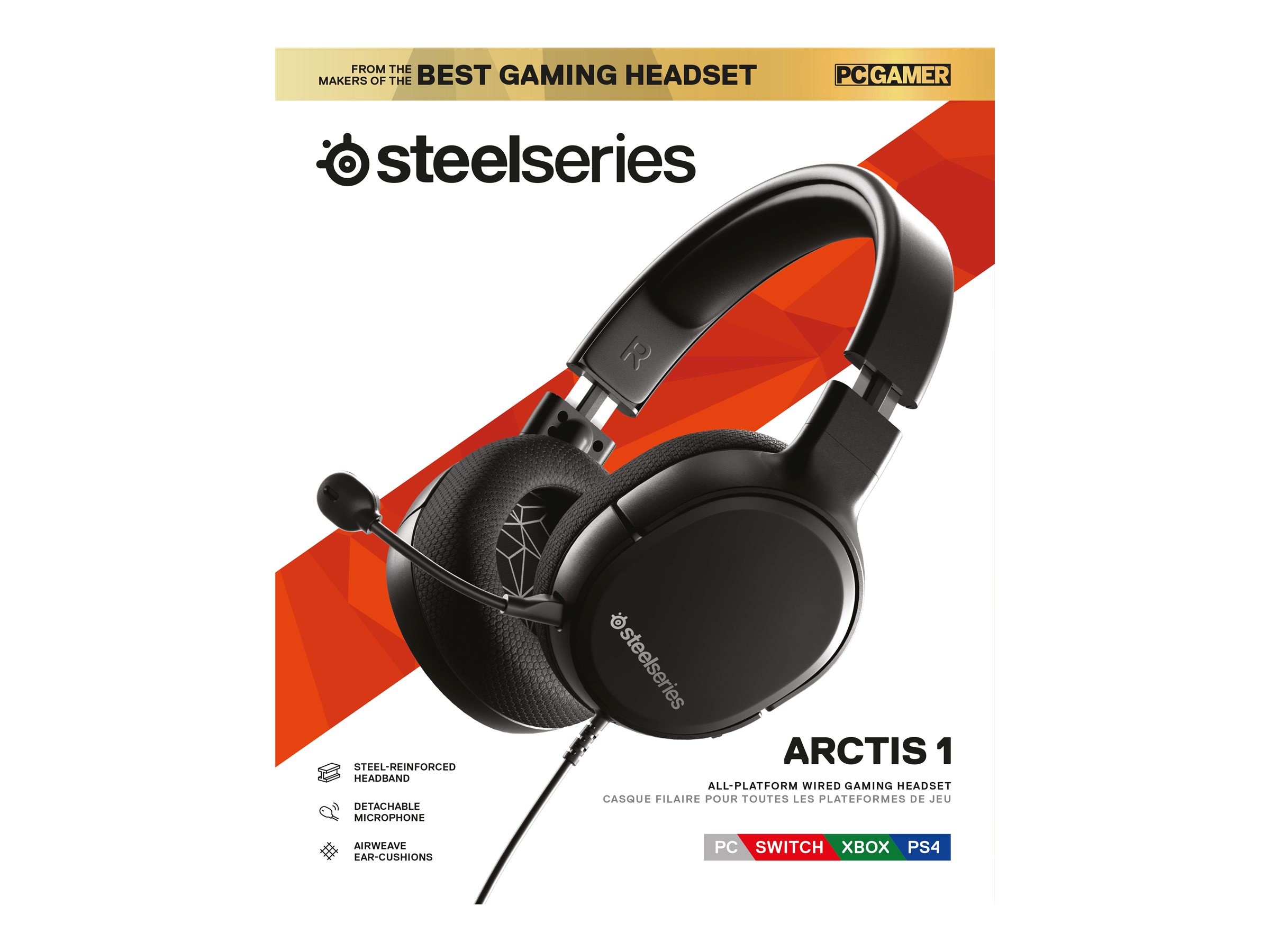 SteelSeries Arctis 1 - Headset - Full-Size - 2,4 GHz