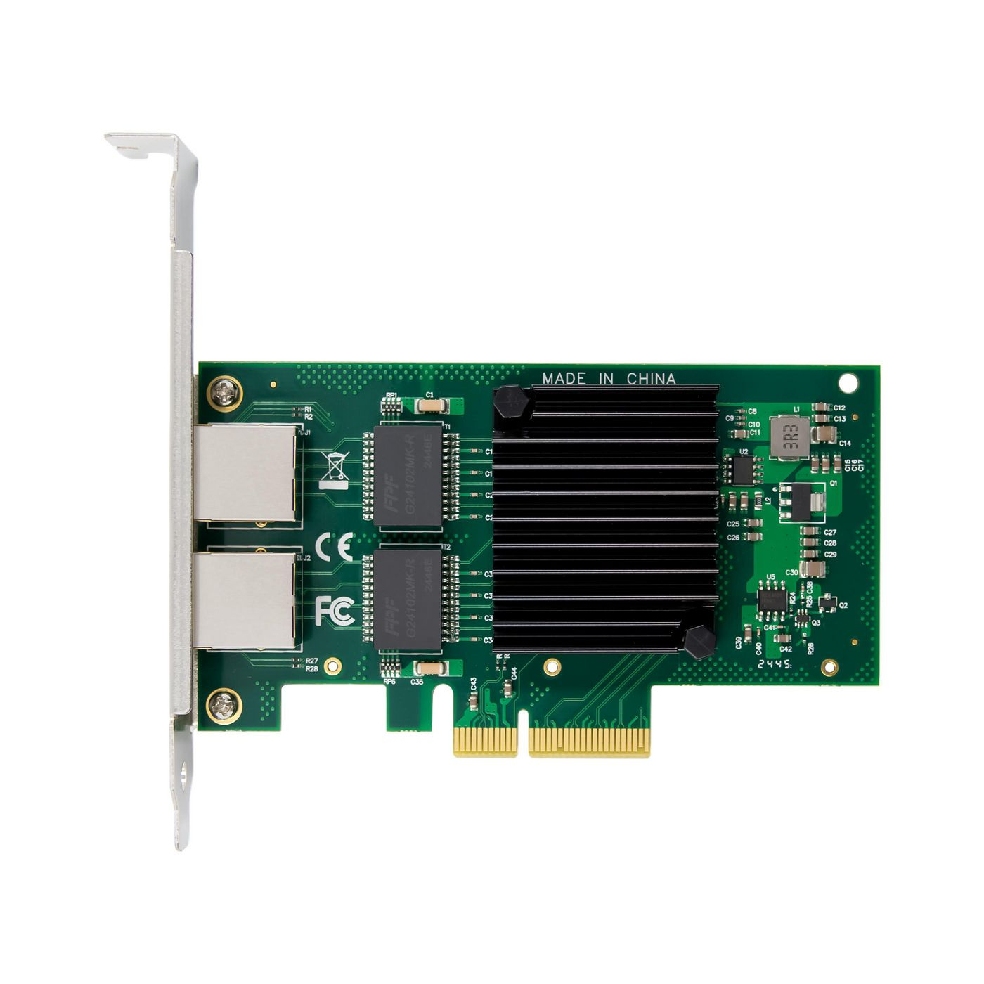 MicroConnect MC-PCIE-I350-T2 - PCIe - RJ-45 - PCIe 2.1 - Mehrfarbig - China - 2 W, Ansicht 2