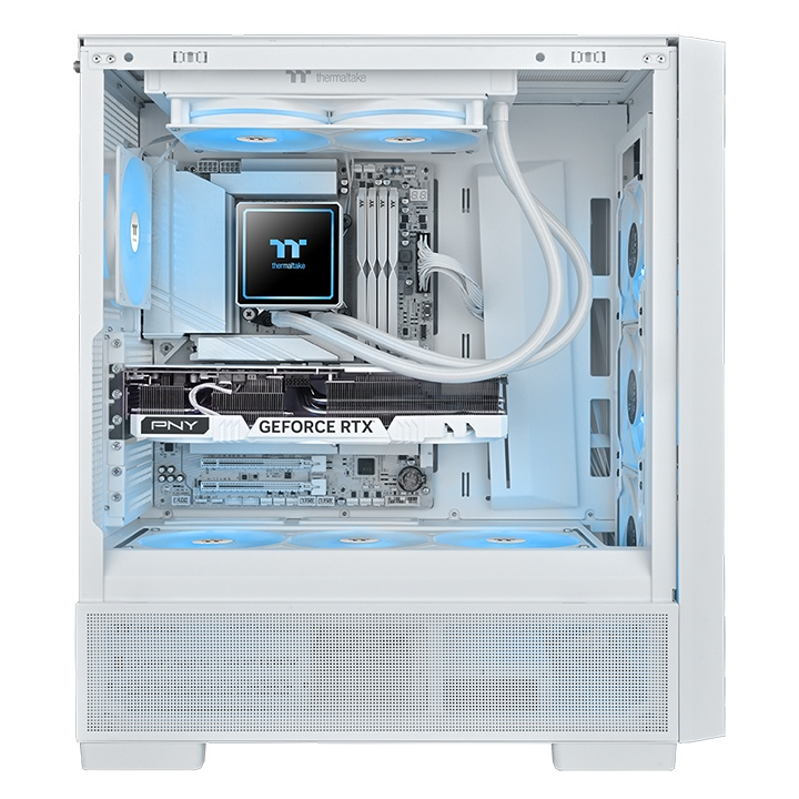 Thermaltake TH240 V3 ARGB Sync AiO Snow Edition - 12 V - 80 PLUS Platinum, Ansicht 3