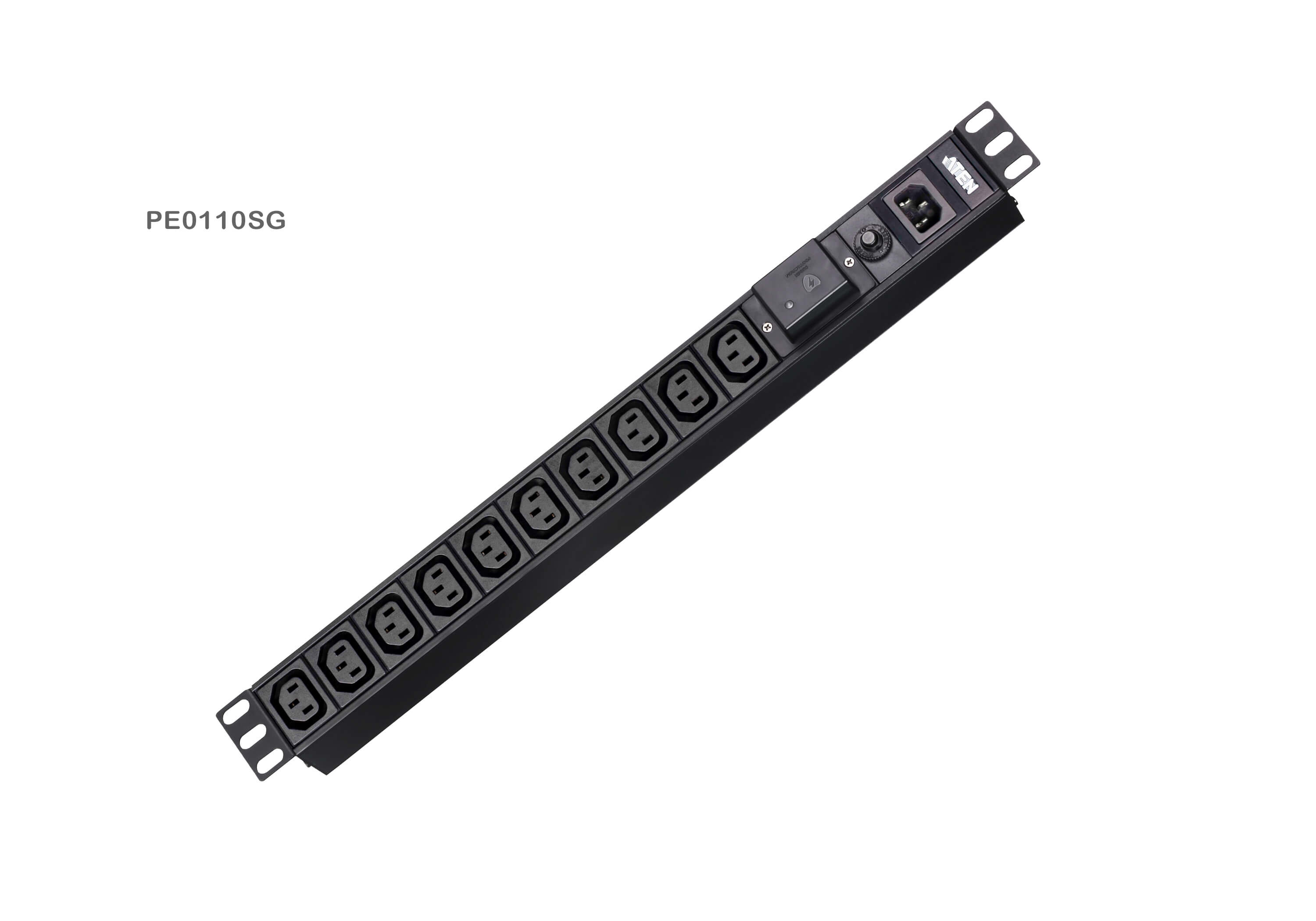 ATEN Basic PDU PE0110SG-AT-G - Stromverteilungseinheit (Rack - einbaufähig), Ansicht 2