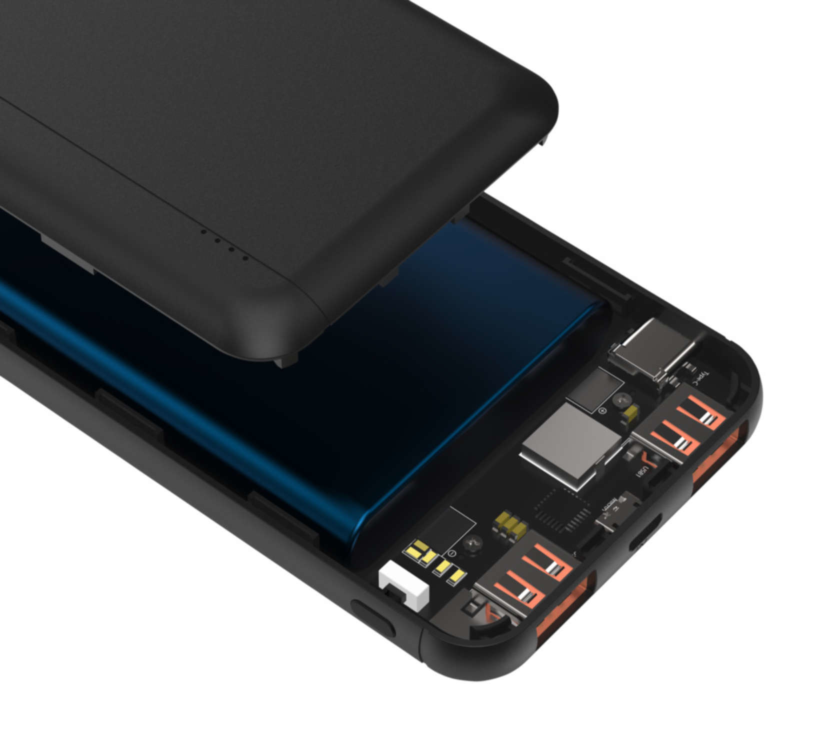 Ansmann PB320PD - 10000 mAh - Quick Charge 3.0 - Schwarz, Ansicht 3