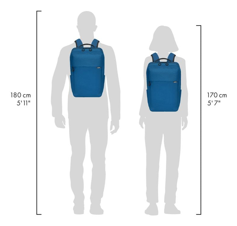 Dicota Commuter - Notebook-Rucksack - 40.6 cm - Blau, Ansicht 4