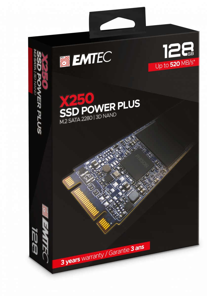 EMTEC SSD Power Plus X250 - SSD - 128 GB - intern, Ansicht 2