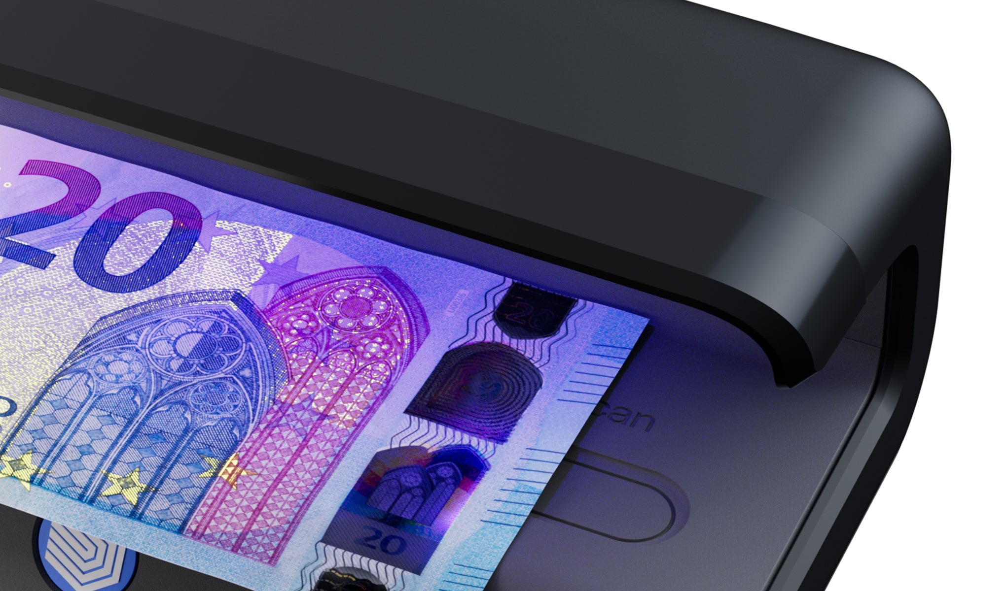 Safescan 55 LED UV Prüfgeraet für Währungen Pässe Schwarz, Ansicht 2