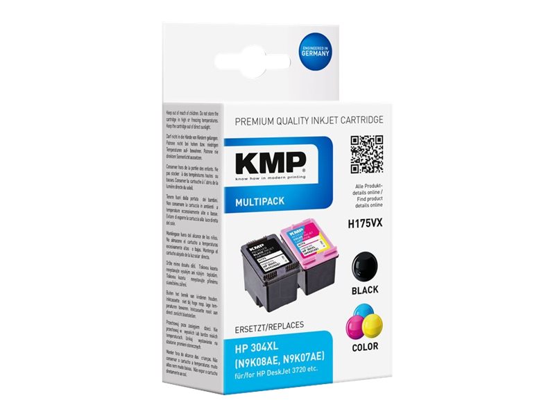 KMP MULTIPACK H175VX - 2er-Pack - Schwarz, Farbe Cyan, Magenta, Gelb (1759,4005)