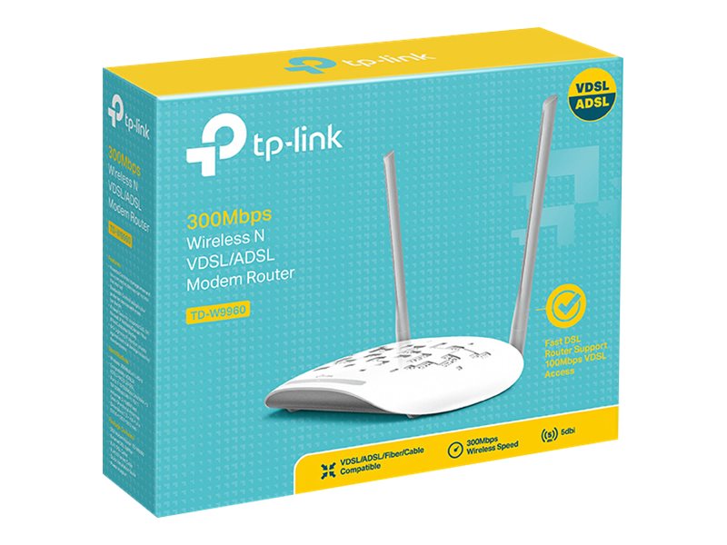 TP-LINK TD-W9960 - Wireless Router - DSL-Modem 4-Port-Switch, Ansicht 4