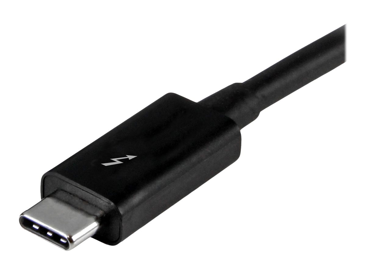 StarTech.com StarTech 1m (3.3ft) Thunderbolt 3 Cable, 20Gbps, 100W PD, 4K Video, Thunderbolt-Certified, Compatible w/ TB4/USB 3.2/DisplayPort - Thunderbolt-Kabel - USB-C (M)