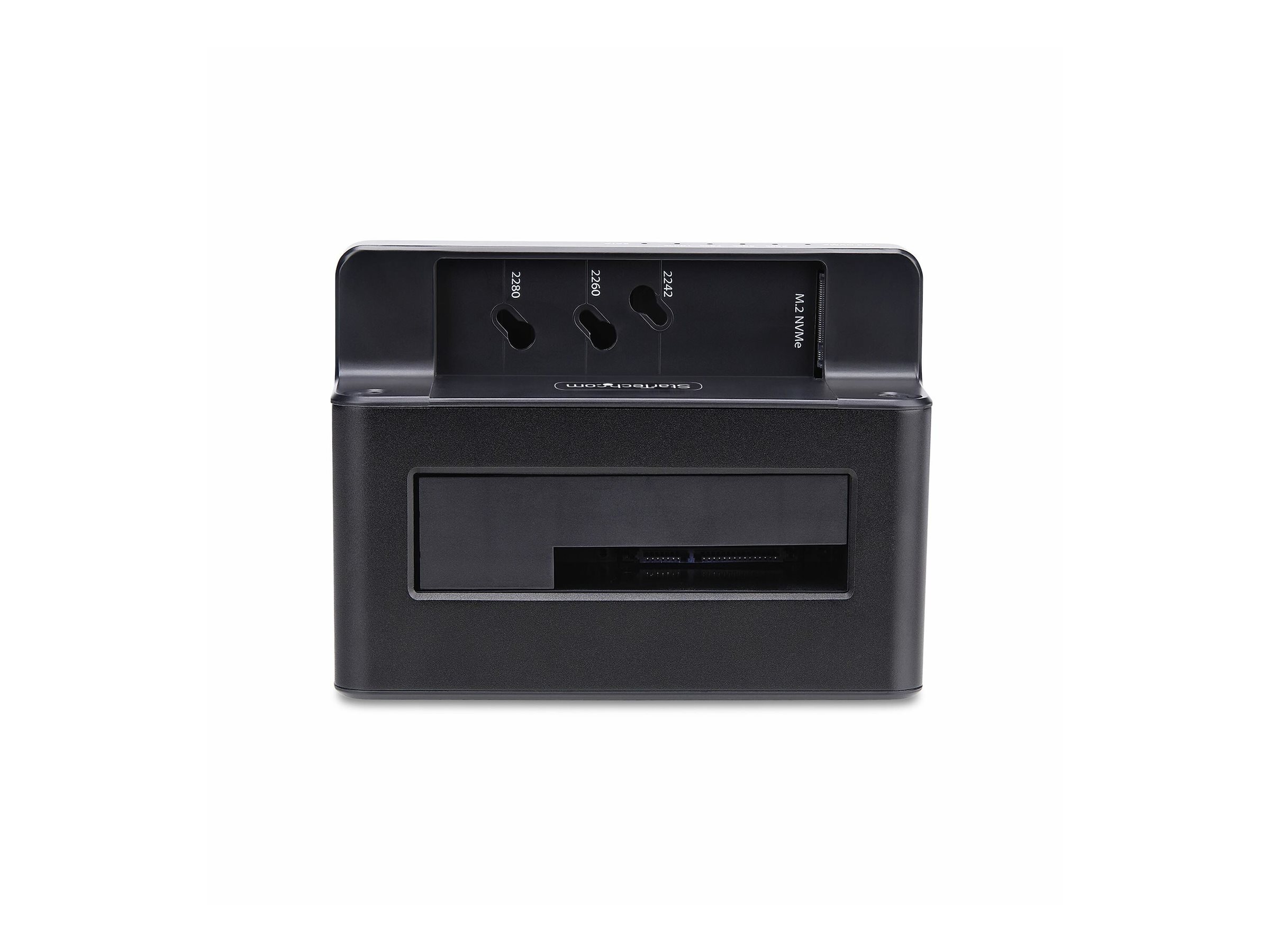 StarTech.com M.2 NVMe to 2.5/3.5" SATA Drive Duplicator, Dual Bay Cloner - Solid State / Festplattenduplikator - 2 Schächte (SATA-600 / PCI Express (NVMe))