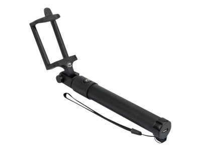 Manhattan Bluetooth Selfie Stick, Fits Smartphones with width from 5.5cm to 9 cm, Extendable to 80cm, 270° tiltable cradle, 20 hour usage time (approx)