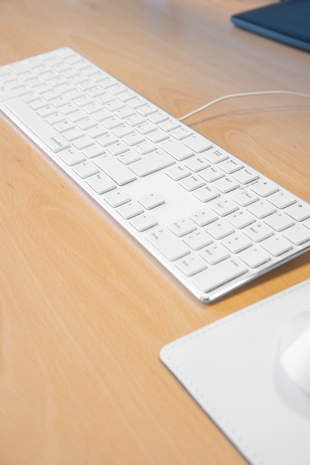 SPEEDLINK Tastatur RIVA Slim Metal Scissor weiss retail - TL: Deutsch, QWERTZ, Ansicht 4
