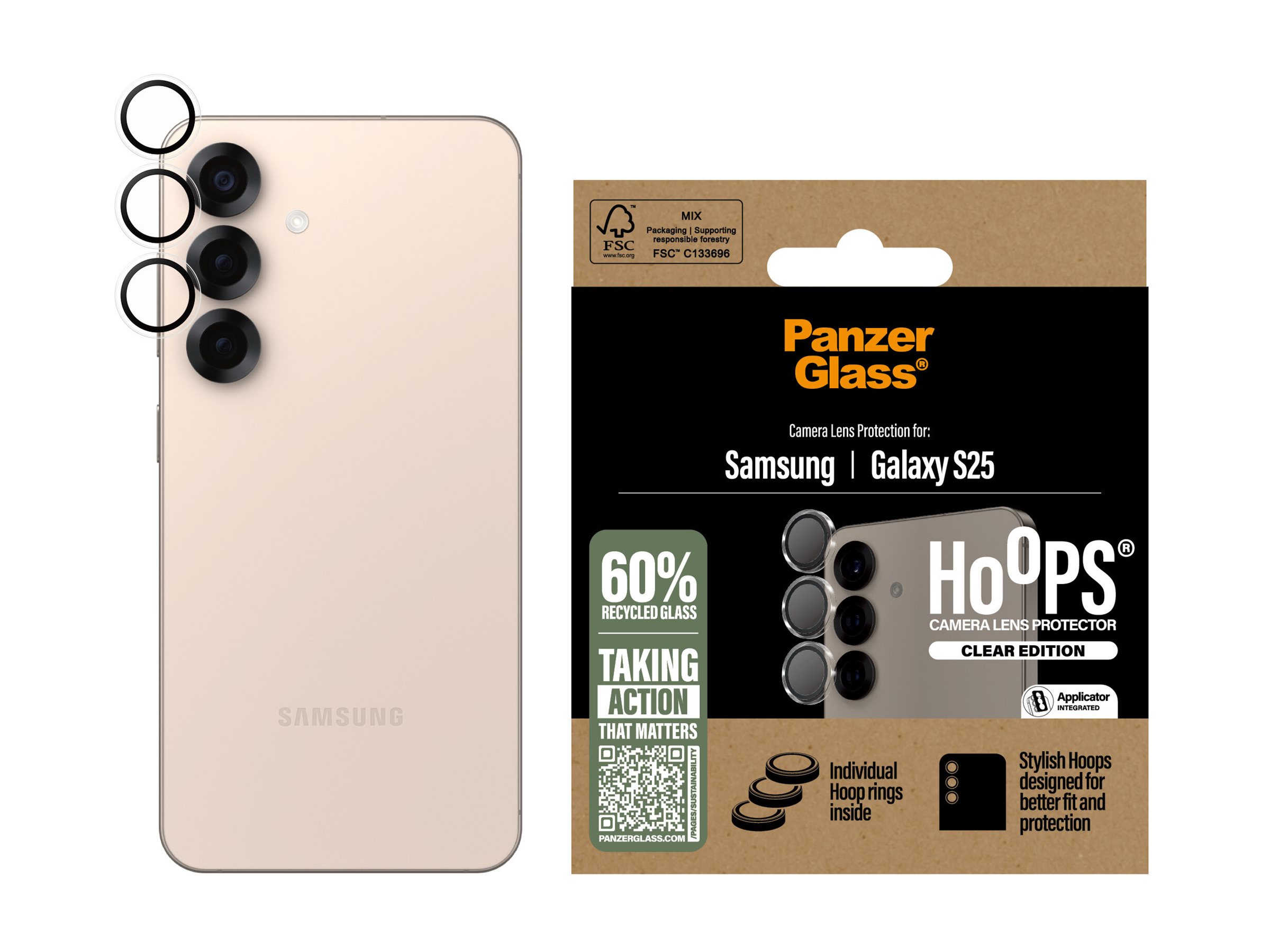 PanzerGlass Hoops - Clear Edition - Objektivschutz für Handy, Ansicht 2