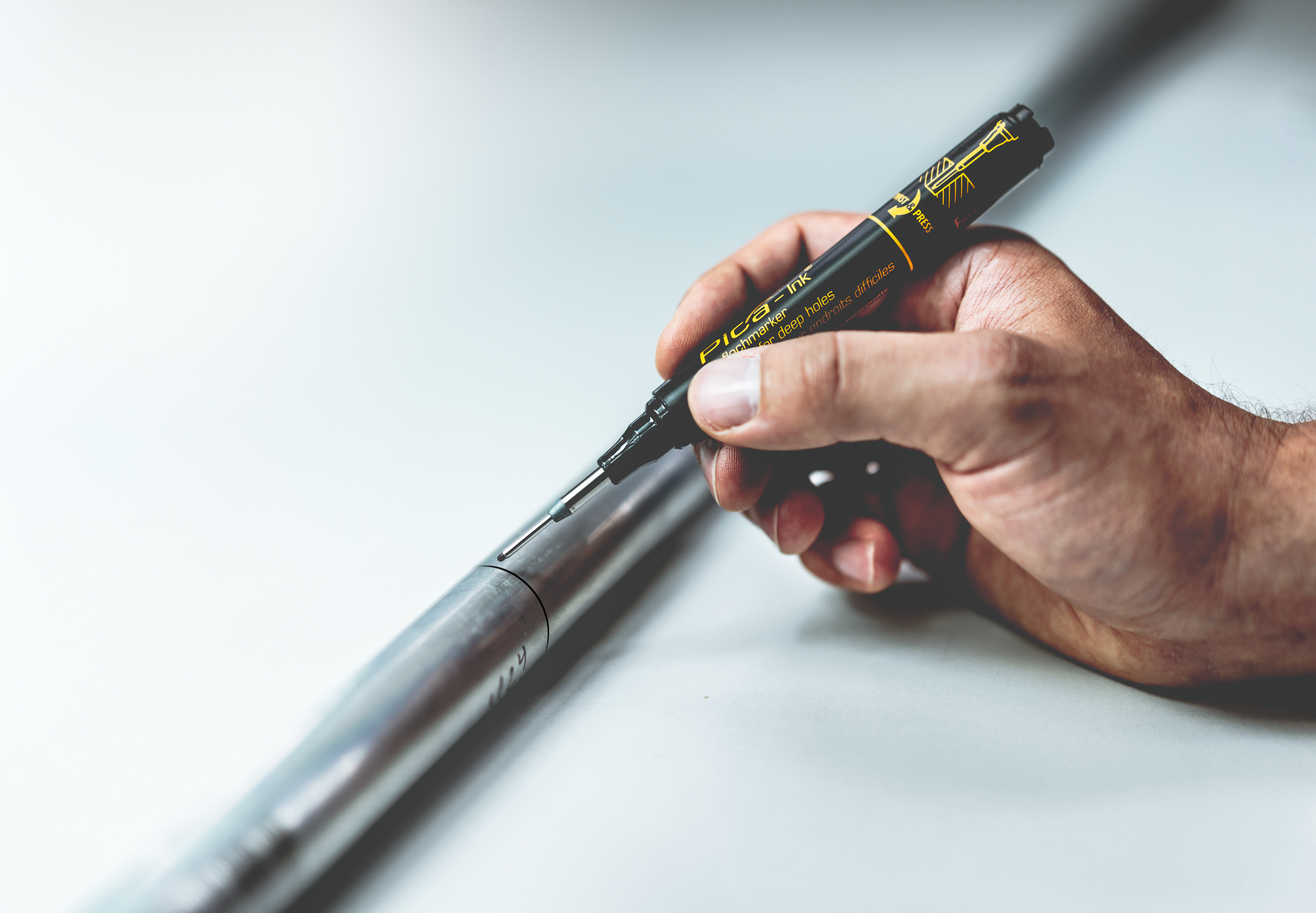 Pica  Marker Pica-Ink - 10 Stück(e) - Schwarz - Fibre tip - Schwarz - Gelb - Rund - 1,5 mm, Ansicht 3