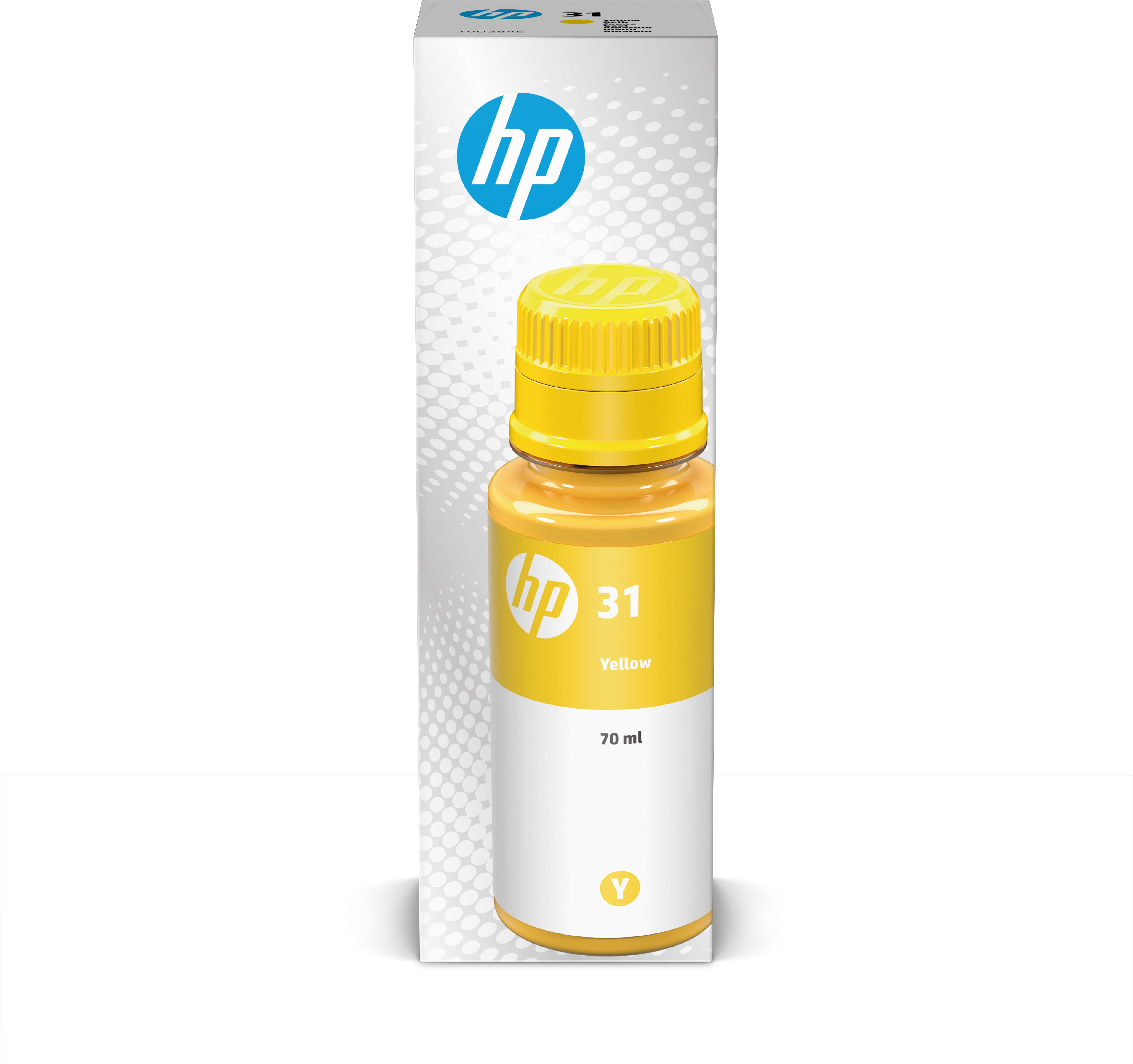 HP 31 70-ml Yellow Original Ink Bottle, Gelb, HP, HP Ink Tank 310 series, HP Ink Tank Wireless 410 series, HP Smart Tank 350 series, HP Smart Tank..., 8000 Seiten, Standardertrag, 70 ml