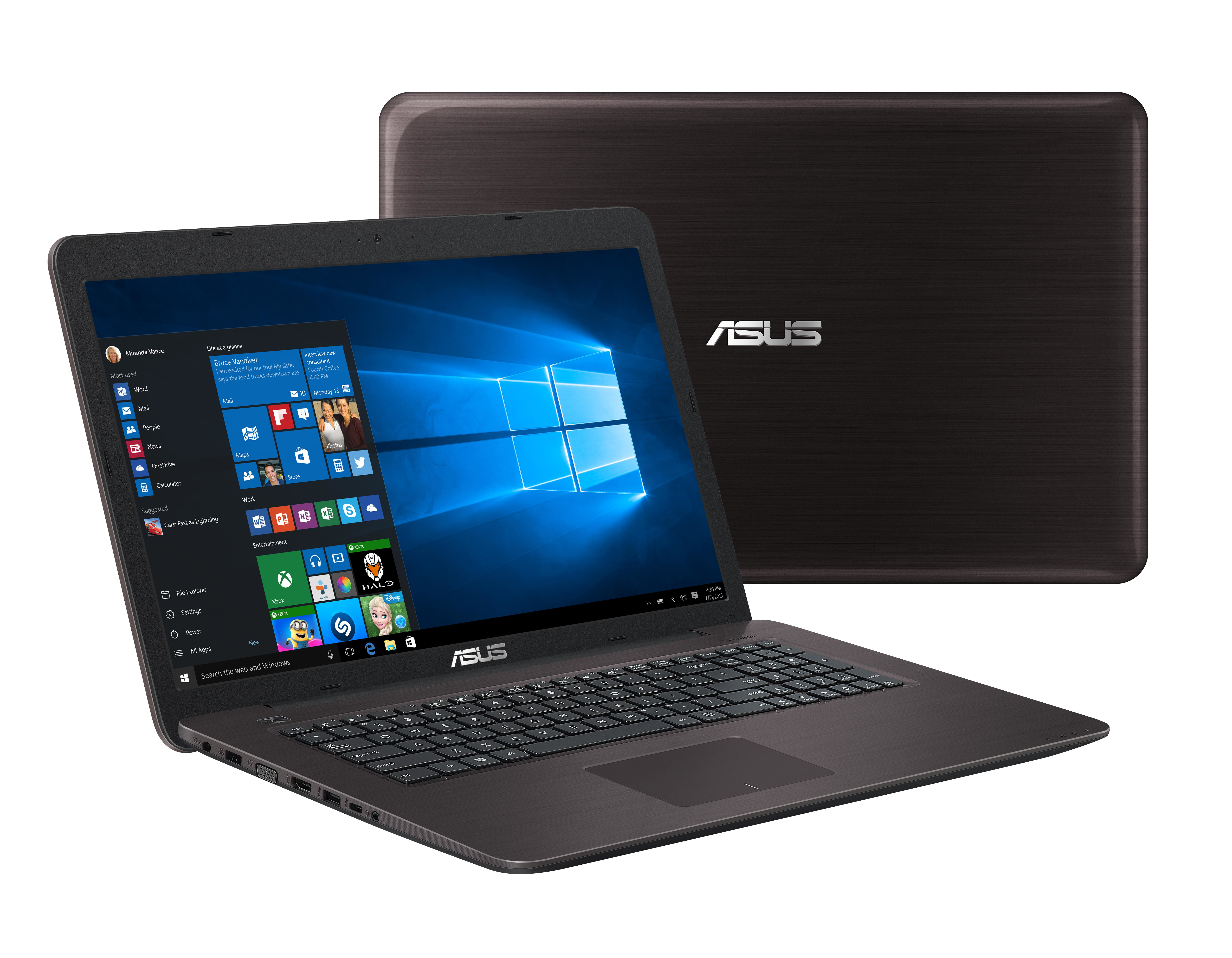 ASUS F756UX-T7016T W10 - Notebook - Core i7 (90NB0A31-M00160) - Afbeelding 1 van 1