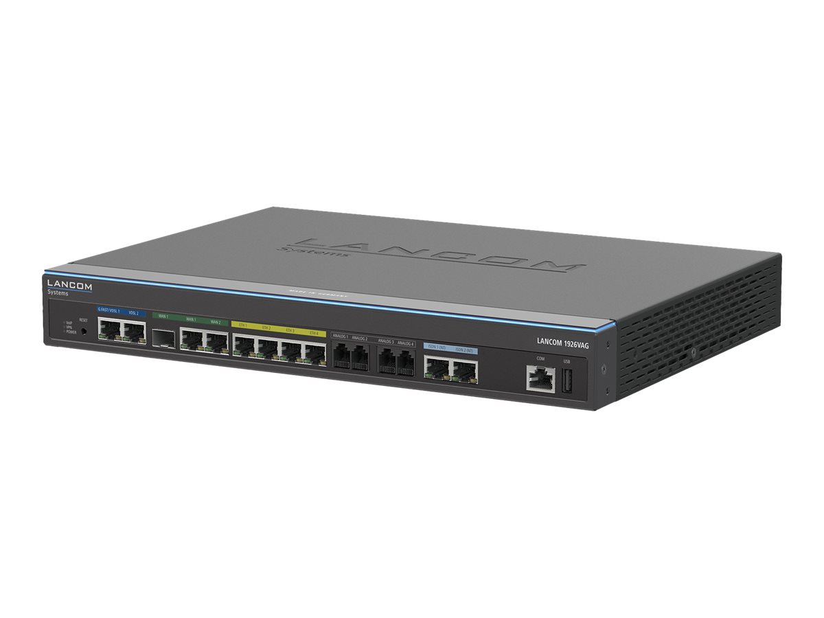 LANCOM 1926VAG - Router - ISDN/DSL - Switch mit 6 Ports - GigE, PPP - VoIP-Telefonadapter - an Rack montierbar