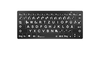 Logickeyboard LKB-LPWB-BTPC-DE - Kabellos - Bluetooth - QWERTZ - Schwarz