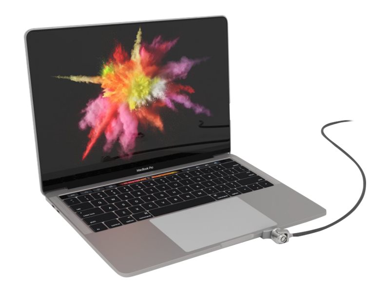 Compulocks Ledge Lock Adaptor for MacBook Pro 13" M1 & M2 with Keyed Cable Lock - Sicherheitsschlossadapter - mit Kabelschloss mit Schlüssel - für Apple MacBook Pro 13.3 in (M1, M2)