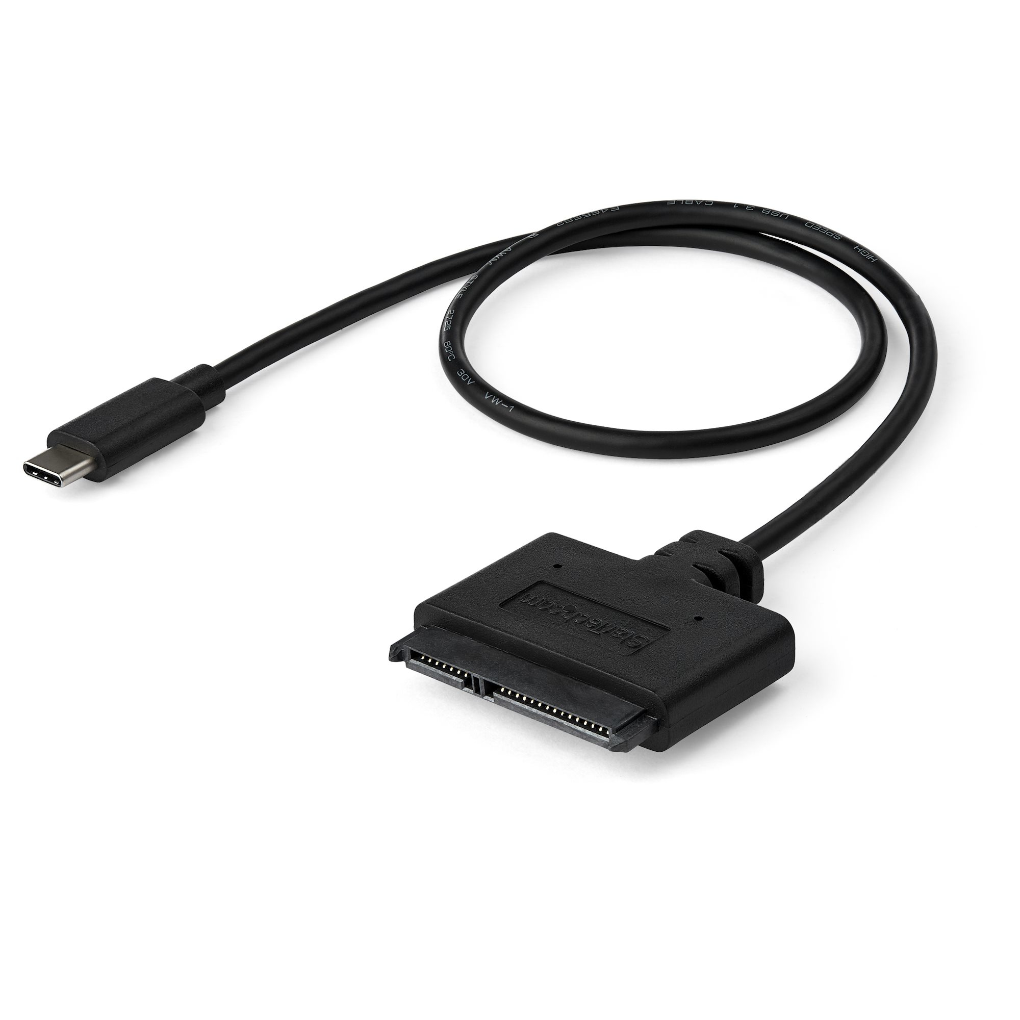 StarTech.com USB 3.1 (10 Gbit/s) Adapterkabel mit USB-C für 2,5&quot; SATA Laufwerke, Schwarz, 10 Gbit/s, CE, FCC, REACH, 0 - 70 °C, -10 - 55 °C, RoHS