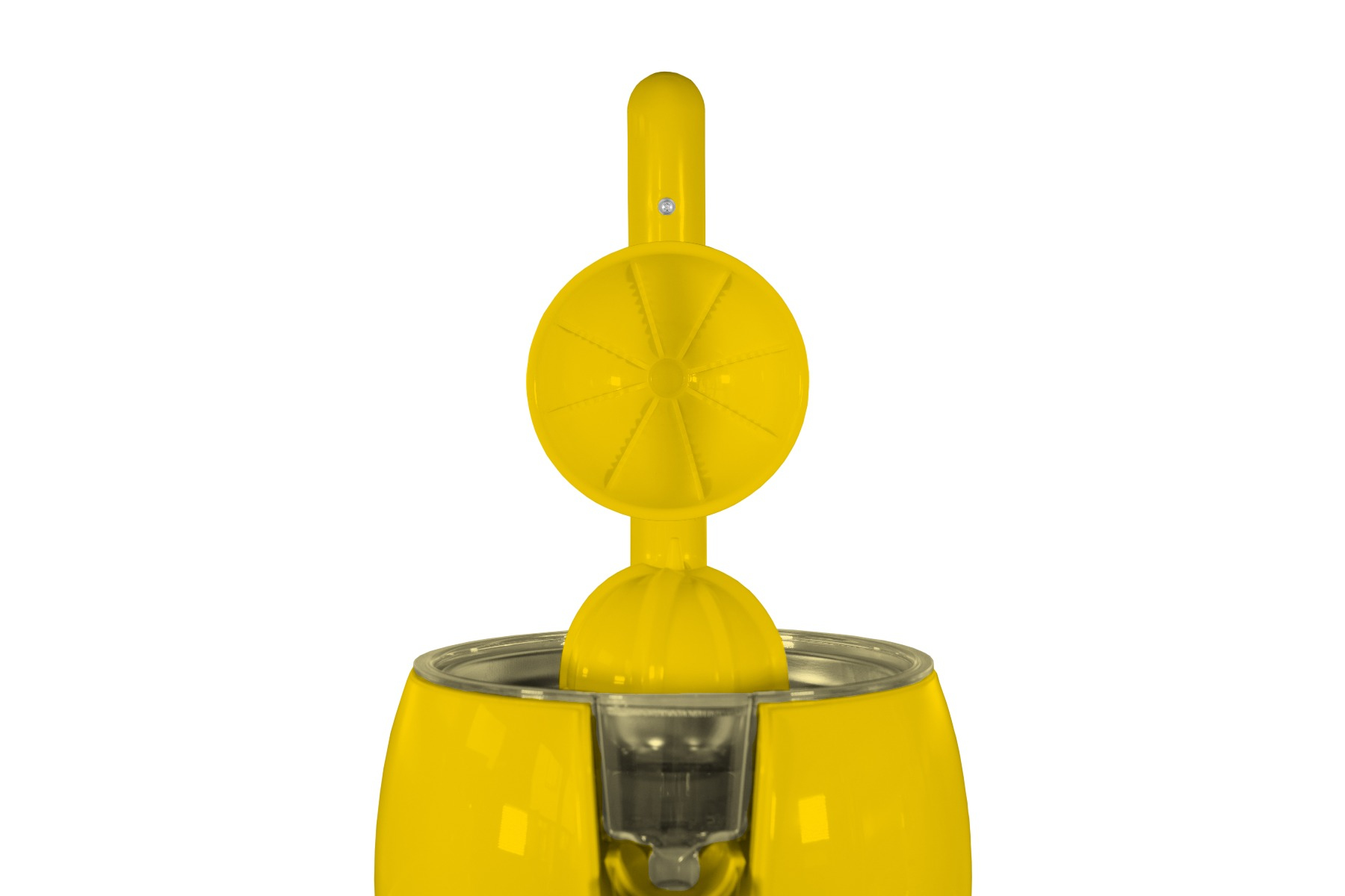 UNOLD ZITRUSPRESSE Power Juicy Yellow 78132 - Handsaftpresse - Gelb - 1 m - Edelstahl - Kunststoff - Edelstahl - 1100 W, Ansicht 3