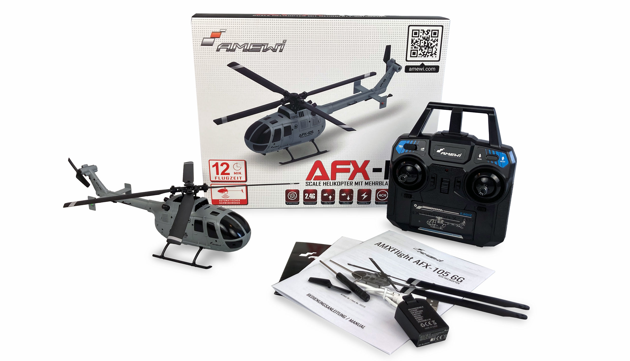 Amewi AFX-105 - VTOL (Vertical Take Off and Landing) aircraft - 14 Jahr(e) - 350 mAh - 99 g, Ansicht 2