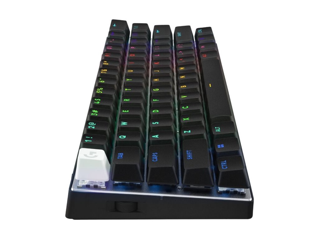 Logitech G PRO X 60 - Tastatur - TKL - kabellos - Bluetooth - Tactile - Schwarz - TL: Deutsch, QWERTZ, Ansicht 5