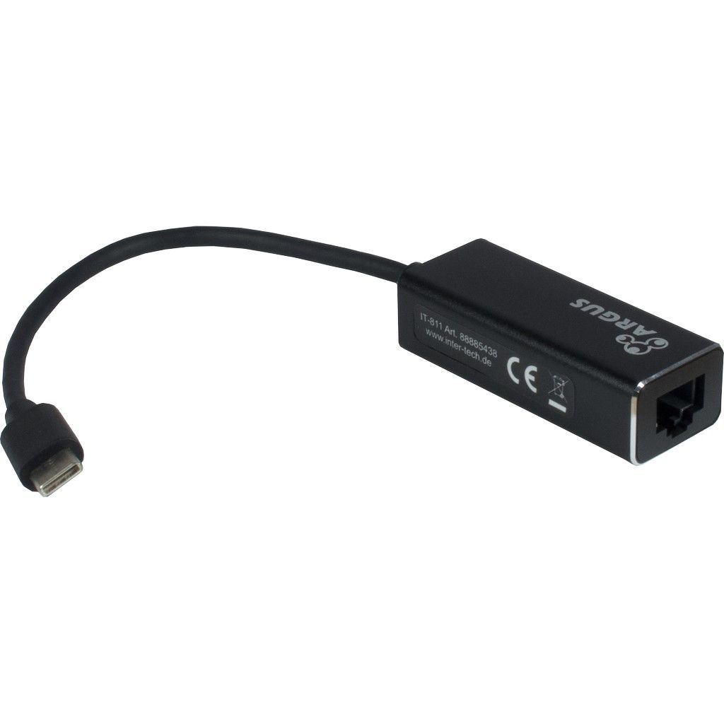 Inter-Tech Argus IT-811 - Netzwerkadapter - USB-C - Gigabit Ethernet, Ansicht 2