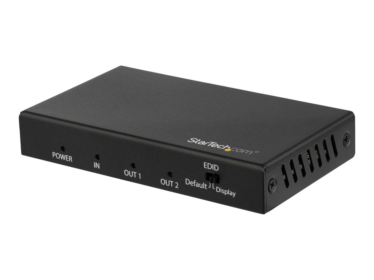 StarTech.com HDMI Splitter - 2-Port - 4K 60Hz - HDR - 1x2 HDMI Verteiler - Video-/Audio-Splitter
