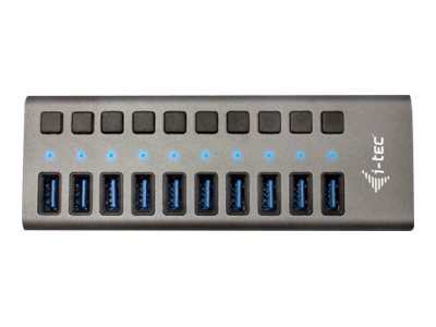 i-tec USB 3.0 Charging HUB 10 port + Power Adapter 48 W, Ansicht 3