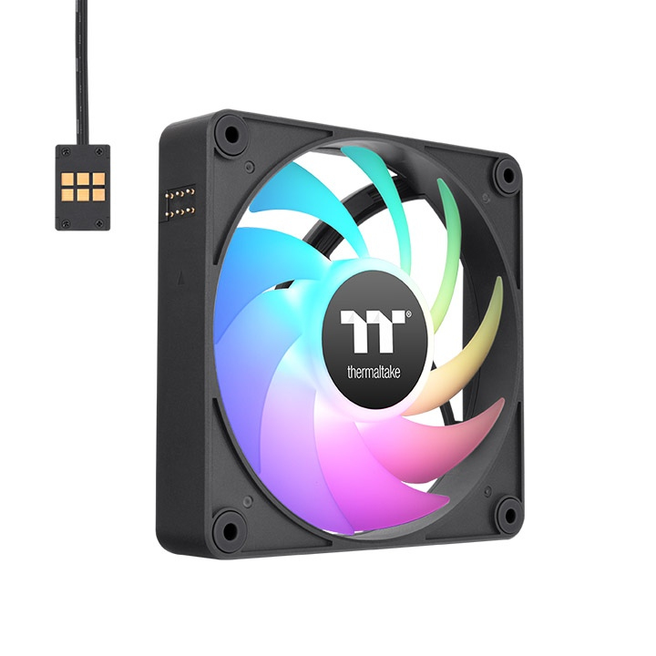 Thermaltake CT120 EX ARGB Sync - Gehäuselüfter - 120 mm (Packung mit 3), Ansicht 2