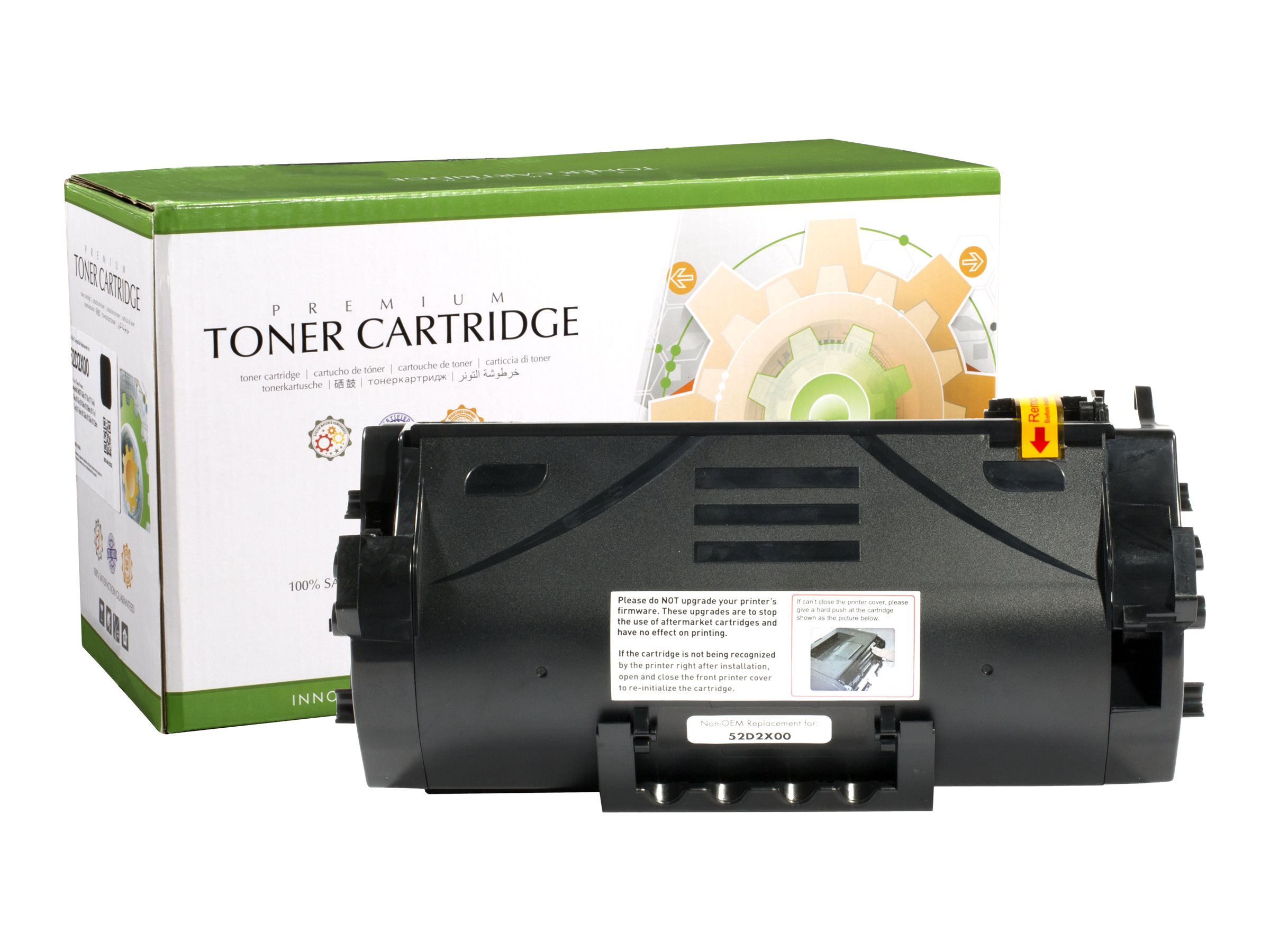 Static Control Schwarz - kompatibel - Tonerpatrone (Alternative zu: Lexmark 522 Lexmark 522X)